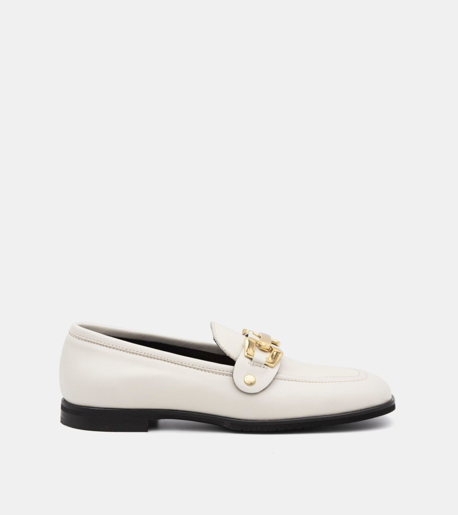 Moccasins BENCIVENGA | Ivory Nappa Loafers