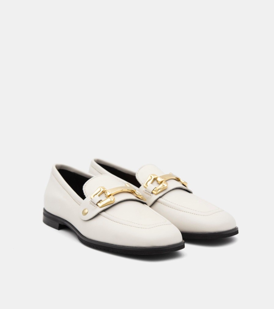 Moccasins BENCIVENGA | Ivory Nappa Loafers