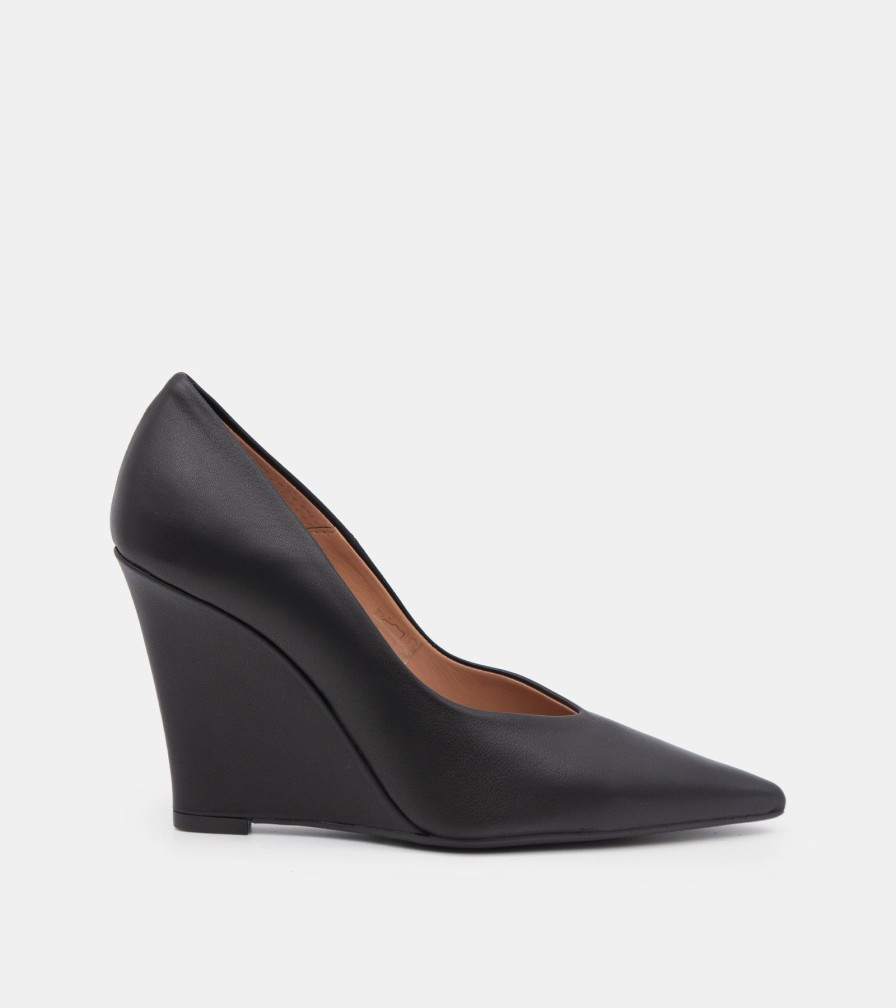 Pumps CANAPE | Black Nappa Decollete