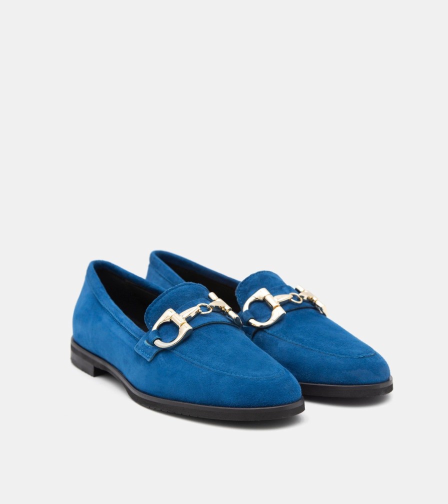 Moccasins BENCIVENGA | Petroleum Suede Loafers