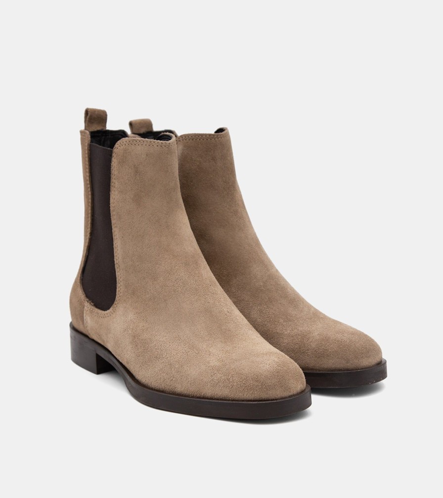 Ankle Boots BENCIVENGA | Beatles Camoscio Taupe