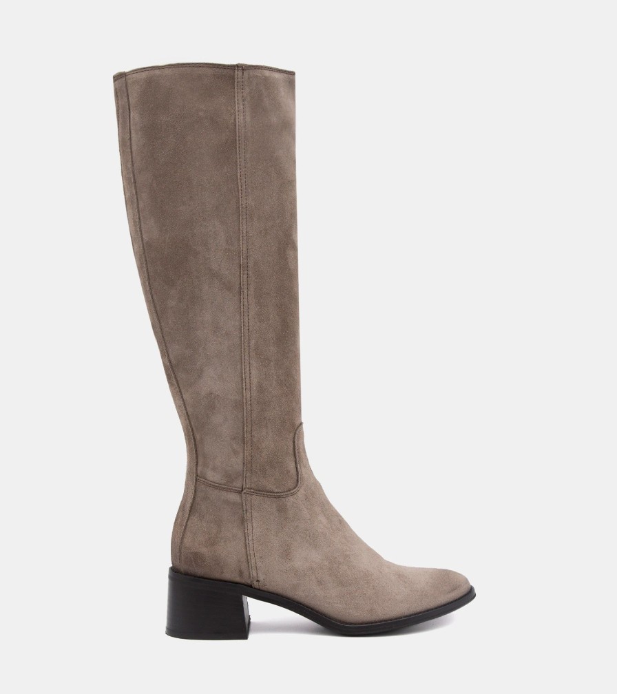 Boots Vu0026C | Stivali Camoscio Taupe