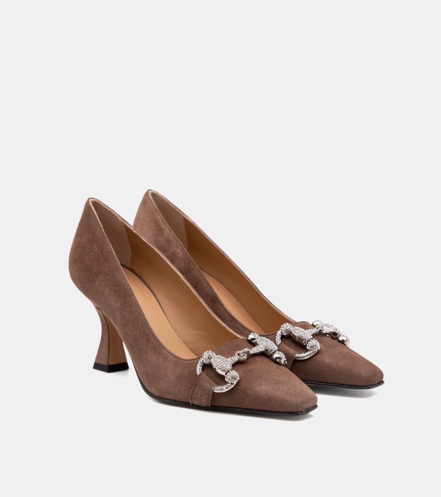 Pumps CRISPI | Maple Suede Decollete