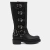 Boots PEZZELLA | Biker Vitello Nero